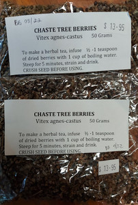 Chaste Tree Berries (Vitex) Loose Leaf Tea 50g - Herbs are Special