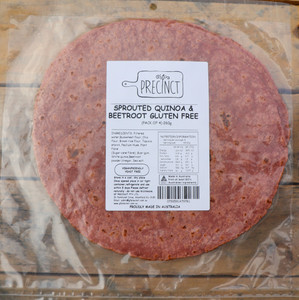 Wraps - Quinoa & Beetroot Gluten Free (4 pack) - GF Precinct
