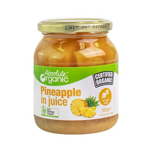 Pineapple Chunks in Juice Organic 350g - Absolute Organic