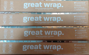 Great Wrap Home Compostable Cling Wrap 30m- Great Wrap