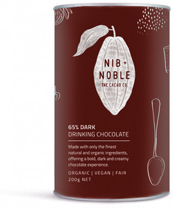 Drinking Chocolate Organic Dark 65% 200g - Nib & Noble