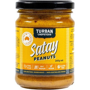 Curry Paste Satay Peanuts Curry Vegan 240g - Turban Chopsticks