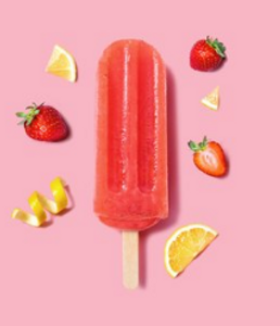 Ice Block Strawberry Lemonade Vegan - Frozen Sunshine