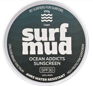 Ocean Addicts Sunscreen SPF30 100g TIN - Surfmud