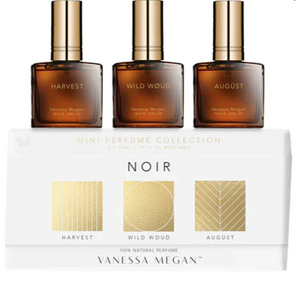 Perfume Mini Collection trio NOIR 100% Natural 3 x 10ml - Vanessa Megan