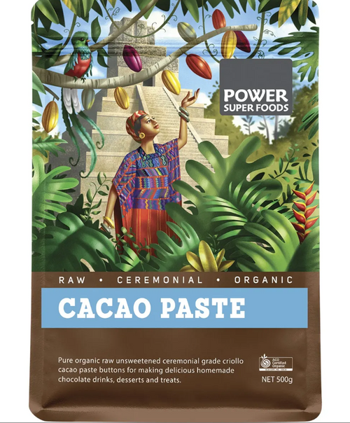 Cacao Paste Buttons Ceremonial Grade Organic Origin Series 500g - Power Super Foods