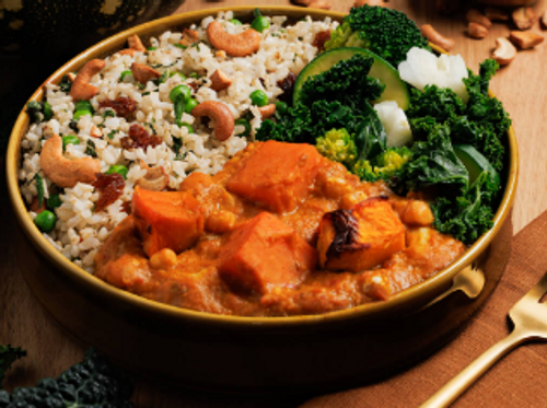 Pumpkin Chickea Korma Vegan 300g ORGANIC Ready Meal- Garden of Goodness
