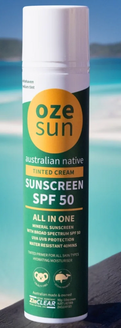 Sunscreen SPF50+ Airliess Pump 110g - Oze Sun