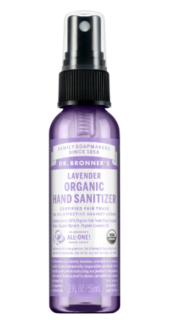 Lavender Hand Sanitiser 59ml - Dr Bronners