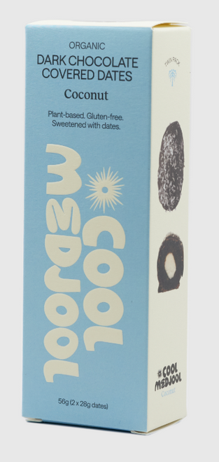 Coconut Dark Choc Dates Organic Twin Pk - Cool Medjool