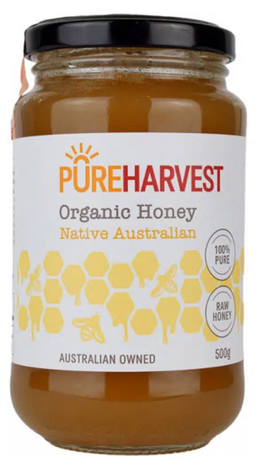 Honey Organic 500g - Pure Harvest