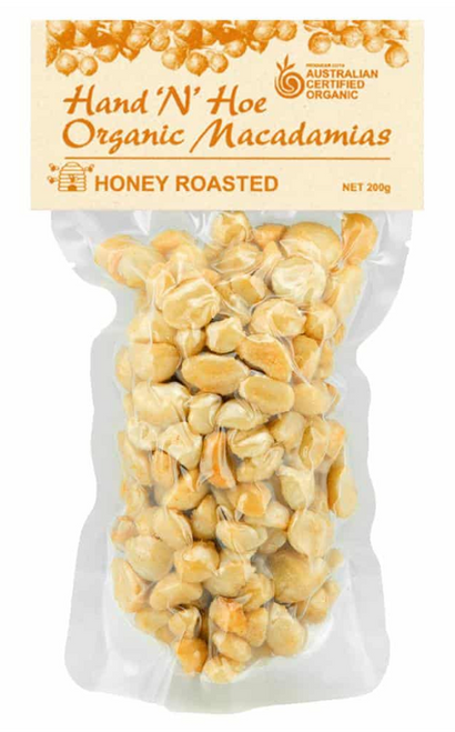 Macadamias HONEY ROASTED Organic 200g - HnH