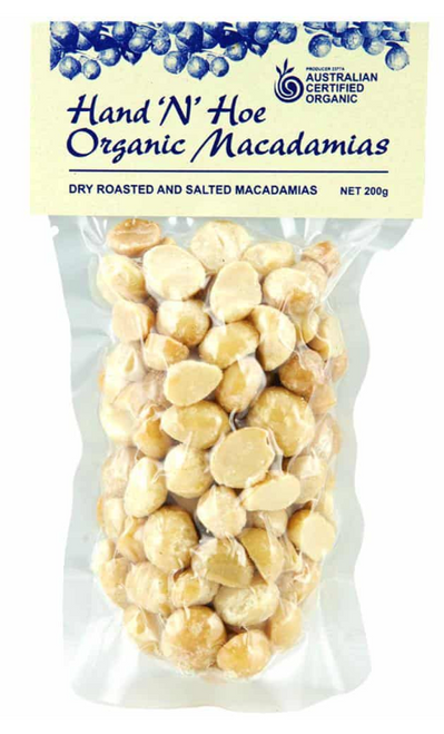 Macadamias ROASTED & SALTED Organic 200g - HnH