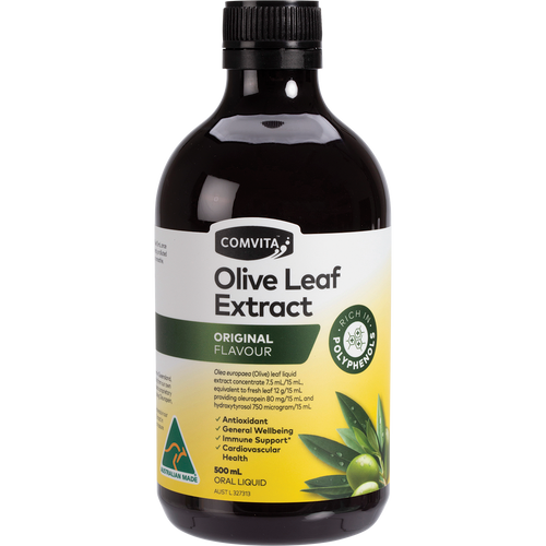 Olive Leaf Extract Original Flavour 500ml - Comvita