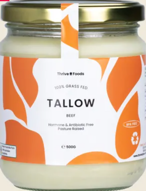 Tallow Beef 100% Grass Fed 500ml - Thrive