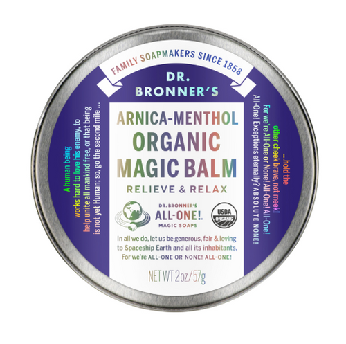 Magic Balm Arnica Menthol Organic Tin 57g - Dr Bronners