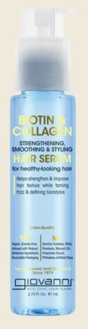 Hair SERUM Biotin & Collagen Strengthening 81ml - Giovanni