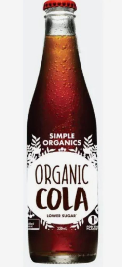 Cola Lower Sugar Organic 330ml - Simple Organics