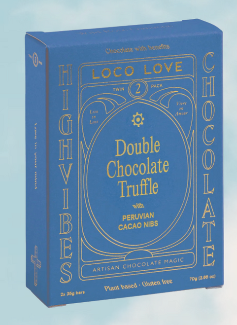Double Chocolate Truffle TWIN Organic 70g - Loco Love