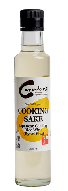 Sake (Japanese Cooking Sake Rice Wine) Organic 250ml - Carwari