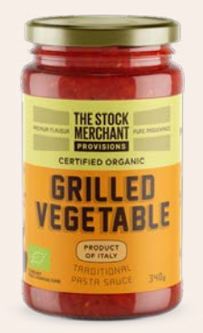 Grilled Vegetable Pasta Sauce Organic 340g - The Stock Merchant