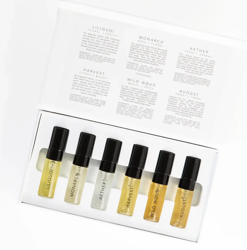 Perfume MINI Collection Eau de PARFUM 100% Natural 6 x 3ml - Vanessa Megan
