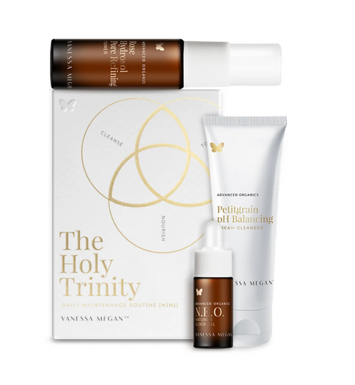 The Holy Trinity MINI 3 Step Daily Maintenance (Cleanser/Toner/Oil) - Vanessa Megan