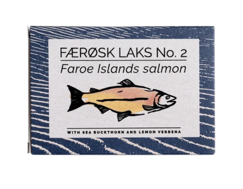 Salmon Atlantic Organic Lemon Verbana & Sea Buckthorn 110g Tin - Fangst