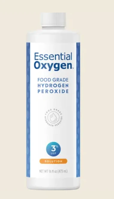 Hydrogen Peroxide 3% FOOD GRADE 473ml - Essential Oxygen