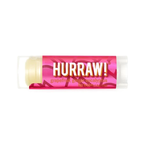 Grapefruit Ginger Eucalyptus (Kapha) Lip Balm Organic 4.8g - Hurraw