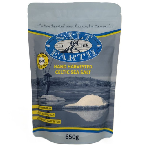 Celtic Sea Salt ULTRA FINE 650g - Salt of the Earth