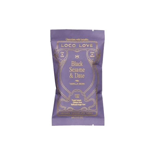 Black Sesame & Date Organic SINGLE 35g - Loco Love