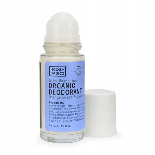 SWEET ORGANIC & LAVENDER Deodorant Roll On 50ml - Noosa Basics