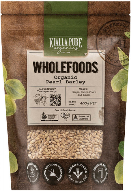 Pearl Barley Organic 400g - Kialla