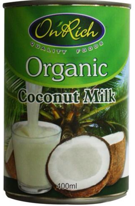 Coconut Milk Organic 400ml - On Rich Quality Foods