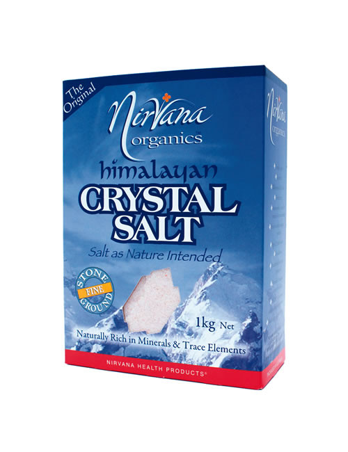 Himalayan Crystal Salt Fine 1kg - Nirvana Organics
