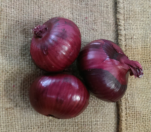 Onions (Red Salad) Organic - per half  kg