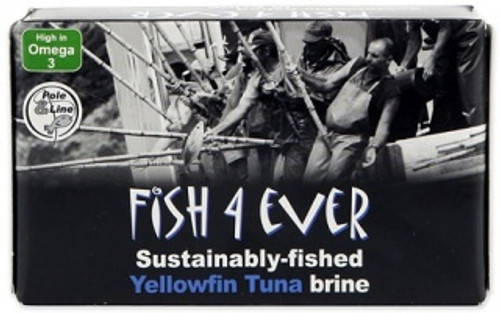 Tuna Yellowfin in Brine - Fish 4 Ever 160g