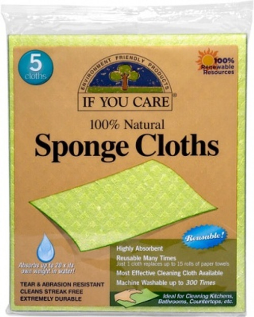 Sponge Cloth 5pk - If You Care