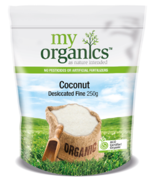 Coconut Dessicated Organic 250g - My Organics