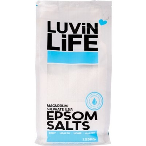 Magnesium Sulphate Flakes (Epsom Salts) 1.25kg - Luvin Life