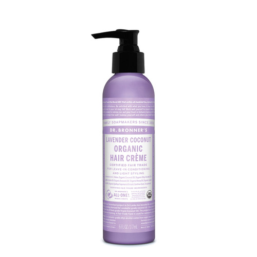 Lavender Coconut Hair Creme Organic 177ml - Dr Bronner