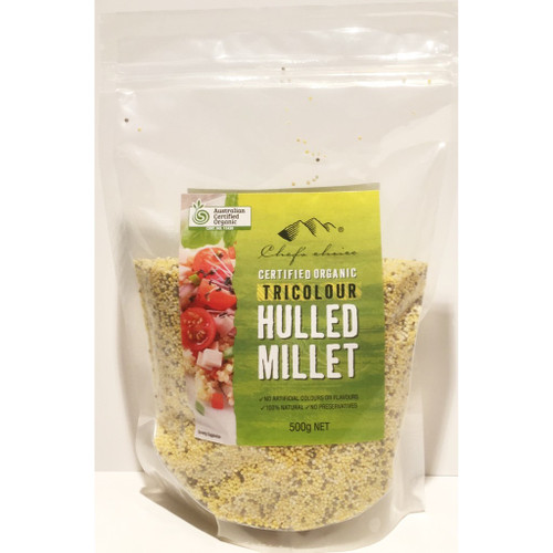 Millet Tri Coloured Organic 500g - Chef's Choice