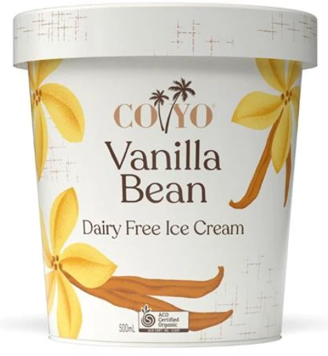 Vanilla Bean Coconut Ice Cream Organic - CoYo 500ml