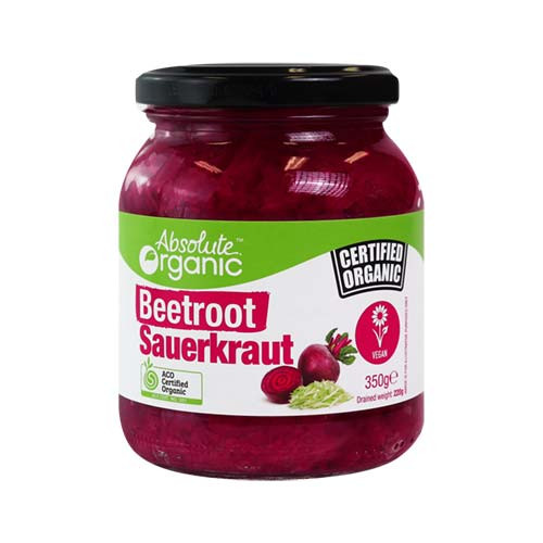 Sauerkraut Beetroot Organic 350g - Absolute Organic