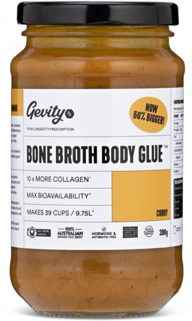 Bone Broth Body Glue Curry 390g - Gevity Rx