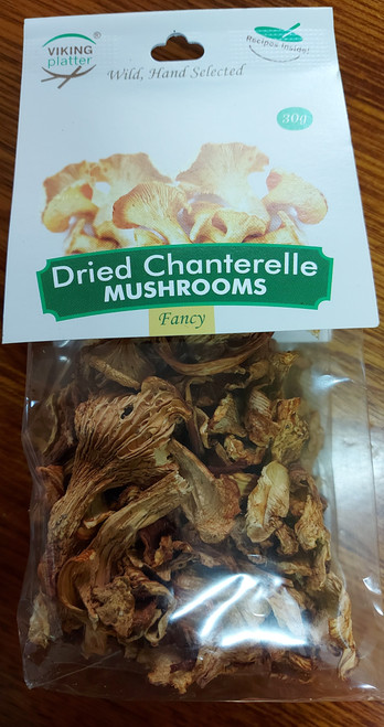 Wild Dried Chanterelle Mushrooms 30g - Viking