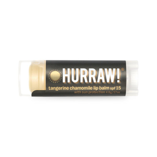 Tangerine Chamomile Lip Balm SPF15 Organic 4.8g - Hurraw