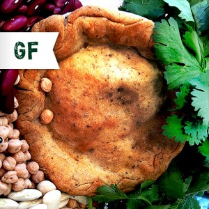 GLUTEN FREE Moroccan Bean Tagine Pie Vegan Frozen - Funky Pies