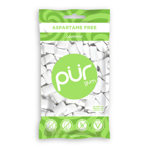 Coolmint Chewing Gum 77g BAG - PUR